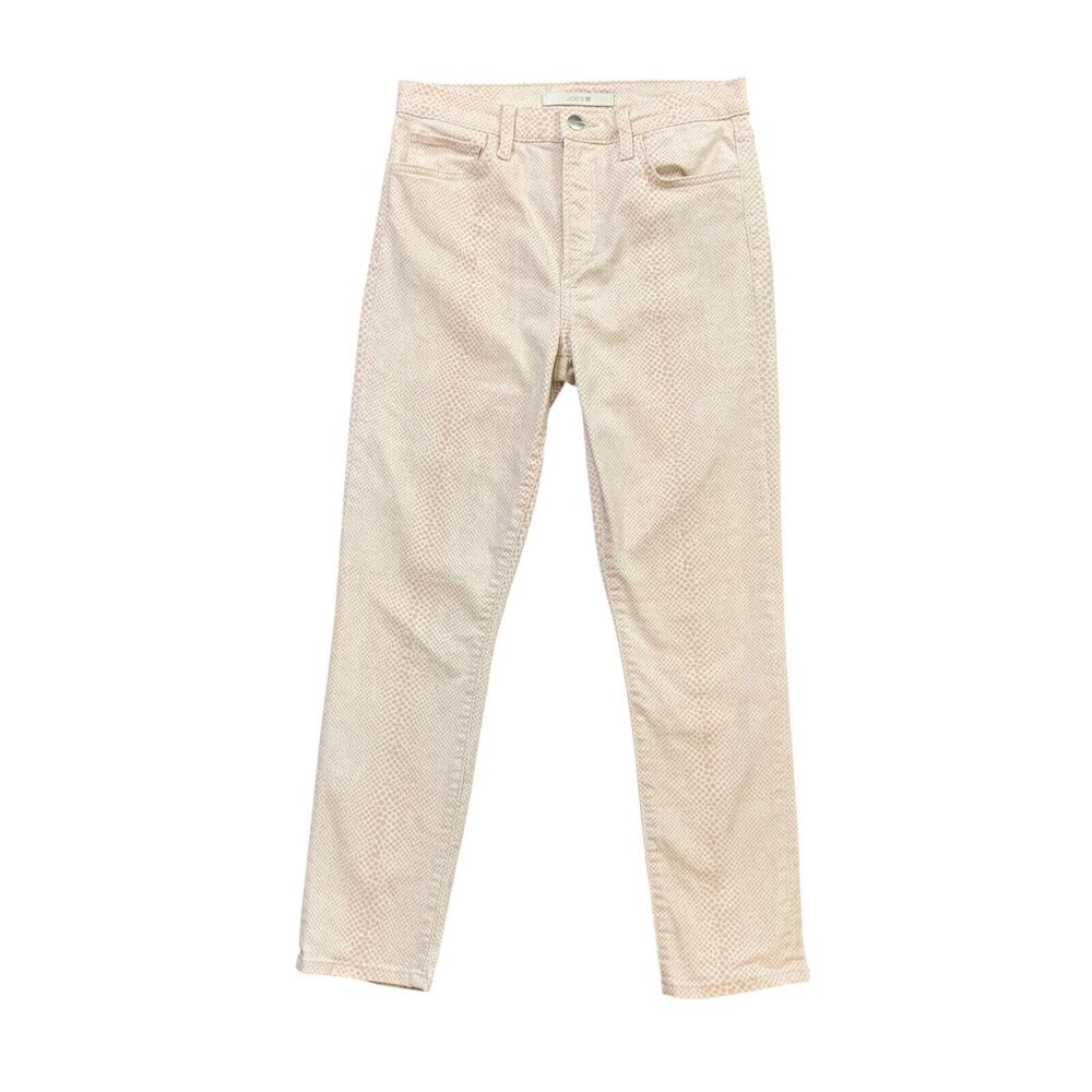 Joes Jeans Womens 28 Sand White The Charlie High Rise Skinny Cropped Stretch